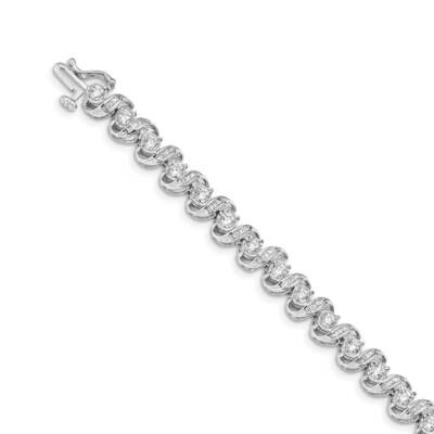 Bracelet 14k White Gold Diamond BM4647-300-WA, MPN: BM4647-300-WA, 883957385884