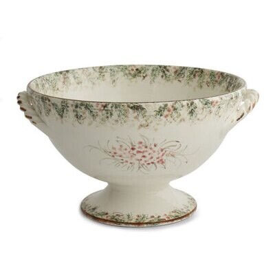 Arte Italica Natale Footed Bowl with Handles NAT6817