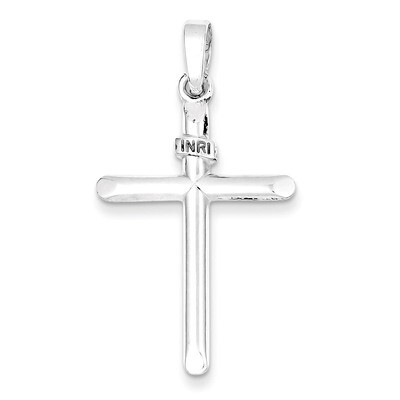 INRI Cross Pendant Sterling Silver Polished QC7279, MPN: QC7279, 883957501192