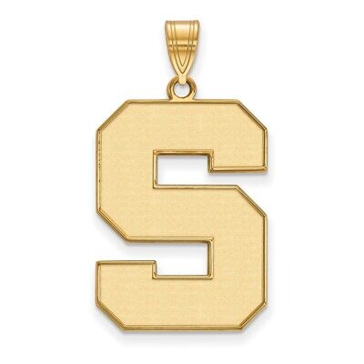 Michigan State University x-Large Enamel Pendant Gold-plated Silver GP072MIS, MPN: GP072MIS, 886774…