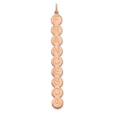 9 Letter Bubble Pendant 10k Rose Gold 10XNA1326R, MPN: 10XNA1326R,