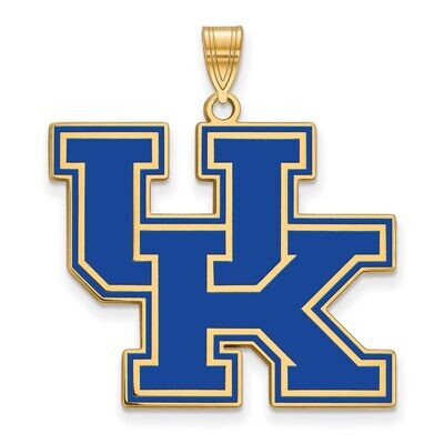 University of Kentucky x-Large Enamel Pendant Gold-plated Silver GP081UK, MPN: GP081UK, 886774955834