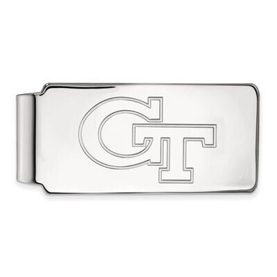 Georgia Institute of Technology Money Clip Sterling Silver SS019GT, MPN: SS019GT, 886774684925