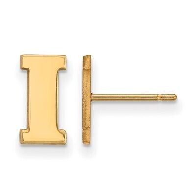 University of Iowa x-Small Post Earring Gold-plated Silver GP067UIA, MPN: GP067UIA, 886774952895