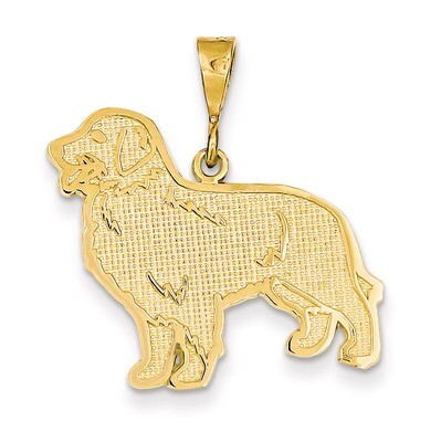 14k Golden Retriever Pendant 14k Gold K3401, MPN: K3401, 886774099927