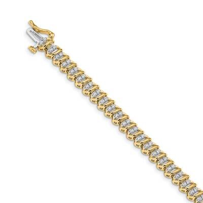 Bracelet 14k Gold Diamond BM4645-100-YA, MPN: BM4645-100-YA, 883957385709