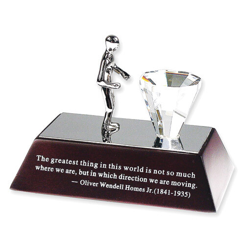 Direction Crystal Inspirational Desk Sculpture GL3810, MPN: GL3810,
