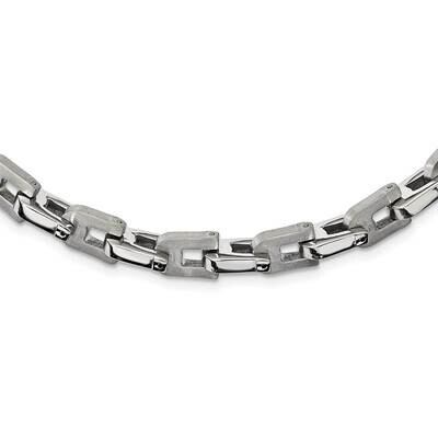 24 Inch Necklace Stainless Steel Brushed and Polished SRN167-20 by Chisel, MPN: SRN167-20, 88395774…