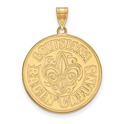 University of Louisiana at Lafayette x-Large Pendant 14k Yellow Gold 4Y003USL, MPN: 4Y003USL, 88677…