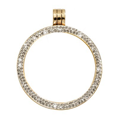 Nikki Lissoni Gold-Plated with Swarovski Stones 35mm Coin Holder PSW02GM, MPN: PSW02GM, 87186274684…