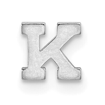 Die Struck Letter K 14k White Gold WG2220K, MPN: WG2220K,