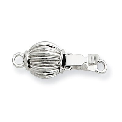 Bead/Pearl Clasp 14k White Gold WG2821, MPN: WG2821,