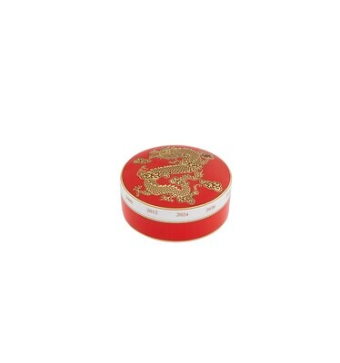 Vista Alegre Golden Large Round Box Drago 21135926, MPN: 21135926,