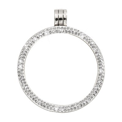 Nikki Lissoni Silver-Plated with Swarovski Stones 35mm Coin Holder PSW01SM, MPN: PSW01SM, 871862746…