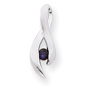 3mm Amethyst pendant 14k white Gold XP951AM, MPN: XP951AM, 883957211909