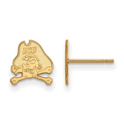 East Carolina University x-Small Post Earring 10k Yellow Gold 1Y008ECU, MPN: 1Y008ECU, 886774805238