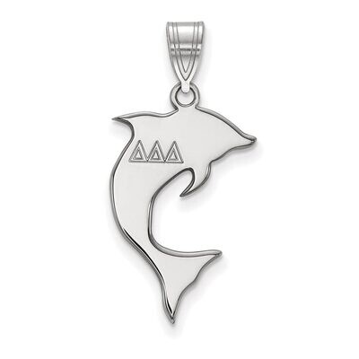 Delta Delta Delta Medium Pendant Sterling Silver SS036DDD, MPN: SS036DDD, 886774607399