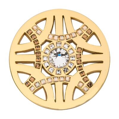 Nikki Lissoni Royal Chic with Swarovski Crystals Gold-plated 33mm. Coin C1650GM, MPN: C1650GM, 8719…