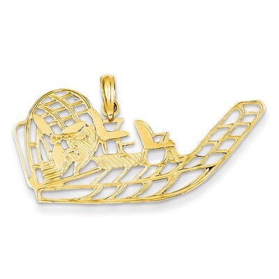 Air Boat Pendant 14k Gold K3102, MPN: K3102, 637218043828