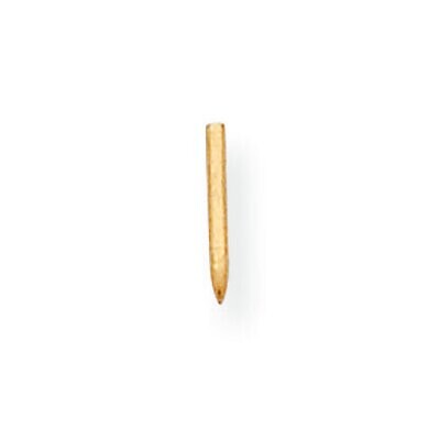.045 x .375in. Tie Tac Post 14k Yellow Gold YG2523, MPN: YG2523,
