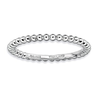 Ring - Sterling Silver Rhodium-plated QSK191, MPN: QSK191, 883957133874
