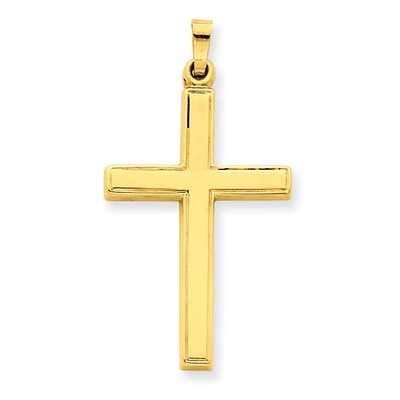 Hollow Cross Pendant 14k Gold XR240, MPN: XR240, 886774619965