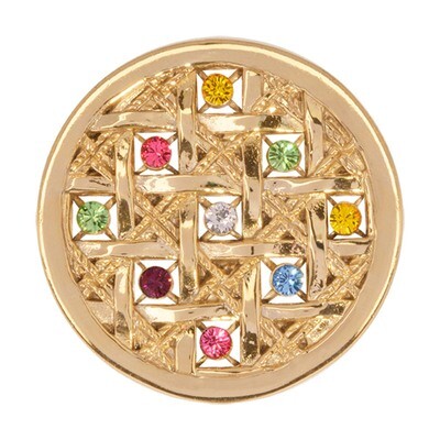 Nikki Lissoni Twisted Colors Gold-Plated 33mm Coin C1242GM, MPN: C1242GM, 8718627465820
