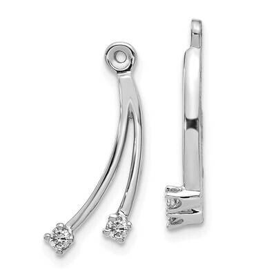 SI1/SI2 G H I Earrings Jackets 14k White Gold Lab Grown Diamond EJM5334-013-WLG, MPN: EJM5334-013-W…