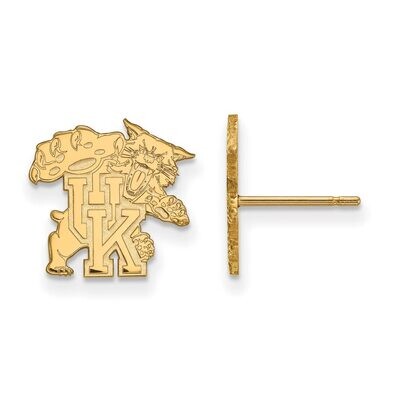 University of Kentucky Small Post Earring Gold-plated Silver GP051UK, MPN: GP051UK, 886774947846