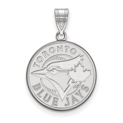 Toronto Blue Jays Large Pendant 14k White Gold 4W004BLU, MPN: 4W004BLU, 886774830087