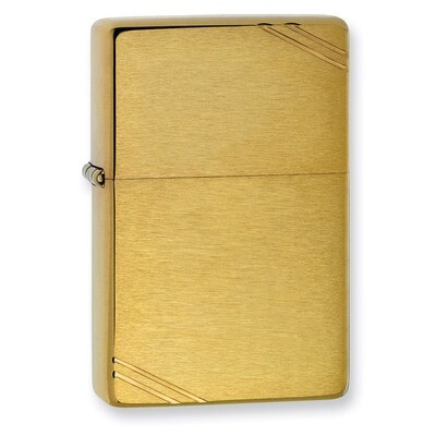 Zippo Vintage Brushed Brass Lighter GL1024, MPN: GL1024, 41689112400