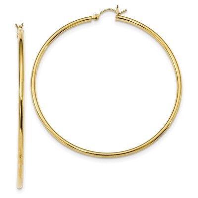 Hoop Earrings Sterling Silver Gold-Tone Polished QE13132, MPN: QE13132, 191101234194