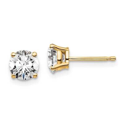 1 1/2Ctw Vs/Si, D E F, Lab Grown Diamond 4 Prong Earring 14k Gold EM1006-150-LD, MPN: EM1006-150-LD…