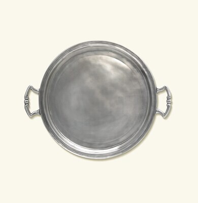 Match Pewter Round Tray With Handles 803.1, MPN: 803.1,