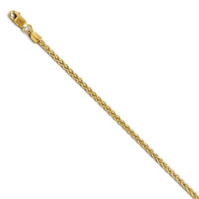 Leslie&#39;s 2.1mm Wheat Chain 24 Inch - 14k Gold HB-523-24, MPN: 523-24, 886774544397