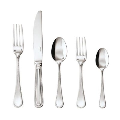 Sambonet Perles 5 Piece Place Setting Solid Handle 52502-93, MPN: 52502-93, 790955265318