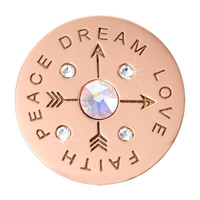 Nikki Lissoni Show Me The Way Rose Gold-Plated 33mm Coin C1604RGM, MPN: C1604RGM, 8719075300589