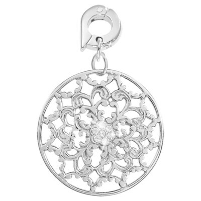 Nikki Lissoni Lucky Daisy Charm Silver-Plated 25mm D1094SL, MPN: D1094SL, 8718819232650