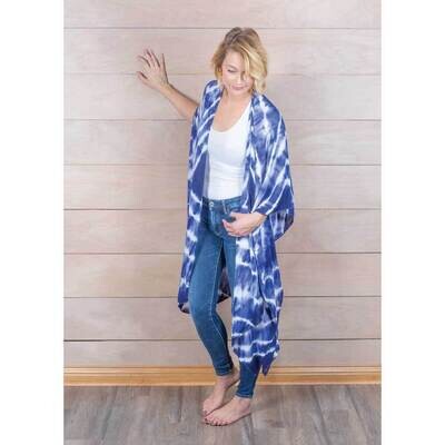 Flowing Tie-Dyed Kimono GM24522, MPN: GM24522, 603799879309