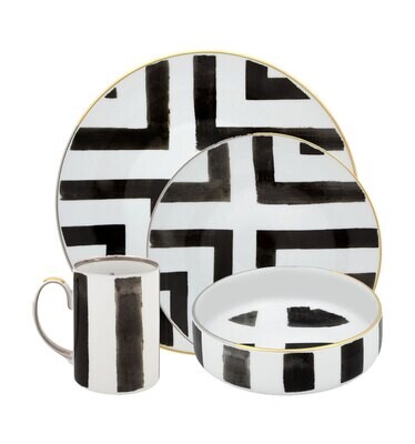 Vista Alegre Christian Lacroix Sol Y Sombra Christian Lacroix Sol Y Sombra 4Piece Place Setting 211…