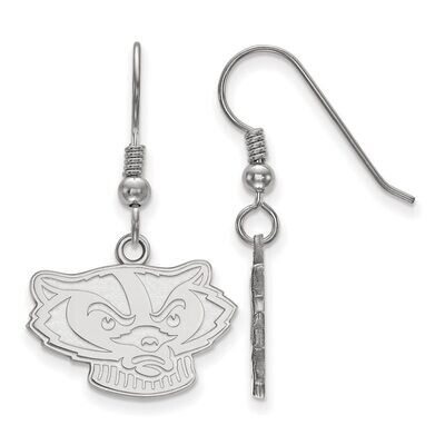 University of Wisconsin Small Dangle Earring Wire Sterling Silver SS063UWI, MPN: SS063UWI, 88677472…