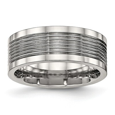 Grooved Comfort Back Ring Stainless Steel Polished SR553 by Chisel, MPN: SR553, 886774437217