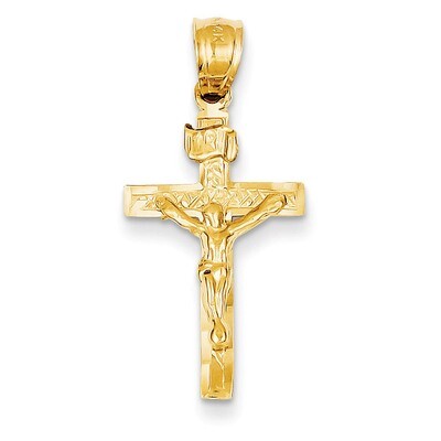 INRI Crucifix Charm 14k Gold C1344, MPN: C1344, 883957984346