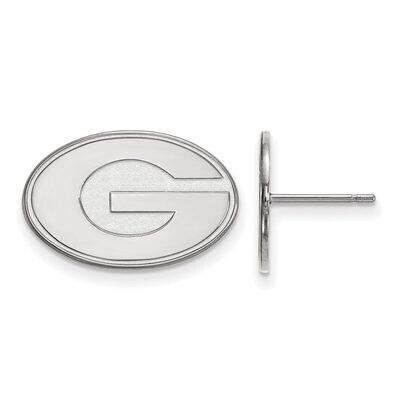 University of Georgia Small Post Earring 14k White Gold 4W009UGA, MPN: 4W009UGA, 886774837147