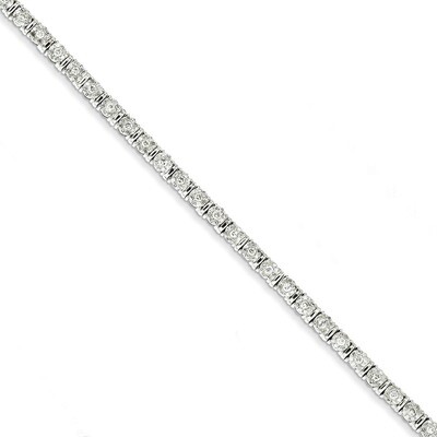 Diamond Bracelet 14k White Gold Y10851A, MPN: Y10851A, 883957424637