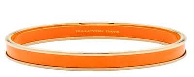 Halcyon Days 6mm Orange Gold Medium Bangle Bracelet PBPLA0706GM, MPN: PBPLA0706GM,