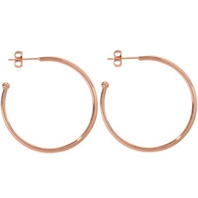 Nikki Lissoni Rose Gold-Plated Earrings 35mm EA1003RG, MPN: EA1003RG, 8718627464977