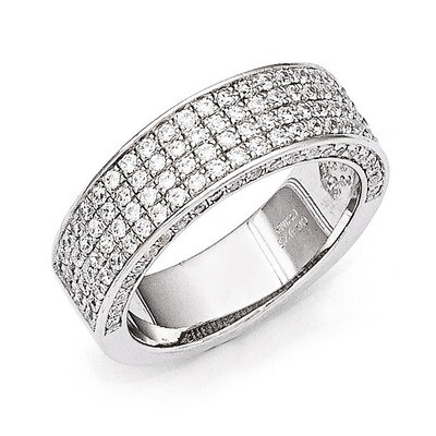 Ring Sterling Silver &amp; Cubic Zirconia QMP257, MPN: QMP257, 886774577500