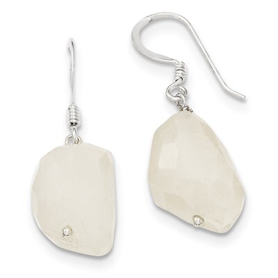 Moonstone Earrings Sterling Silver QE9704, MPN: QE9704, 886774234427