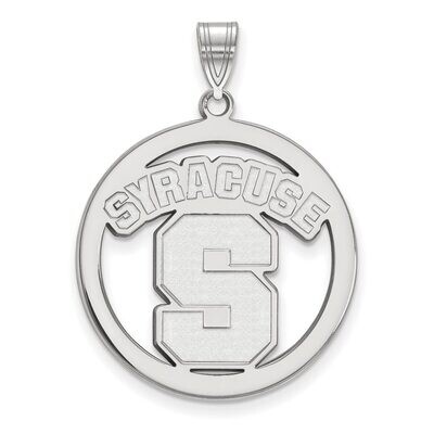 Syracuse University L Pendant in Circle Sterling Silver SS019SYU, MPN: SS019SYU, 886774699073